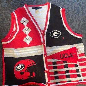 GEORGIA BULLDOGS❤️🖤Sweater vest